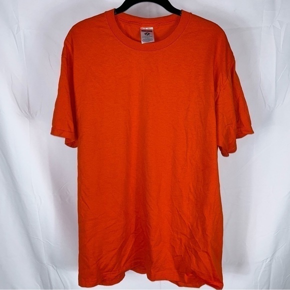 Short Sleeve Teeshirt Pullover Crewneck Basic Classic Relaxed Fit Solid Top - Picture 2 of 5